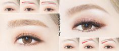 Korean Eyebrows, Asian Makeup Tips, Natural Eye Makeup, Artistry Makeup, Makeup Trends, Makeup Tips, Eyebrows