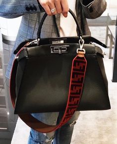 Fendi Strap, Fendi Peekaboo Bag, Peekaboo Bag, Chanel Backpack, Fendi Peekaboo, Bag Obsession, Wholesale Handbags, Bvlgari Bags, Handbag Wallet