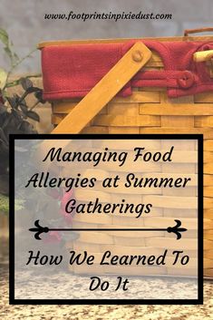 Managing Food Allergies at Summer Gatherings | Footprints in Pixie Dust 1 Year Baby Food, Food Allergies Awareness, 1 Year Baby, Postpartum Health, Keeping Kids Safe, Summer Gathering, Food Tips, Family Health, Alternative Health