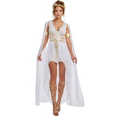 Greek Goddess Dress, Toga Party, Athena Dresses, Plus Size Costume, Greek Goddess Costume, Goddess Costume, Goddess Dress, Halloween Disfraces, Costume Outfits