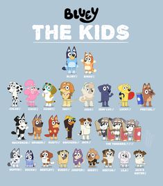 Bluey Characters, Bingo Funny, 2nd Birthday Party Themes, Drawing Style, The Cartoon, Kid Character, Character Sheet, Kids Shows