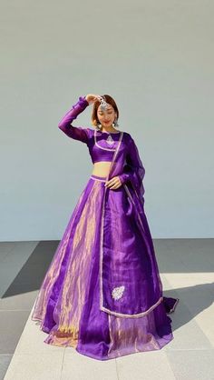 Isha Borah Lehenga, Saree With Cancan Skirt, Kota Doriya Lehenga, Tissue Chaniya Choli, Cancan Skirt For Lehenga, Kota Lehenga, Jewellery Hack, Isha Borah, Lehenga Patterns