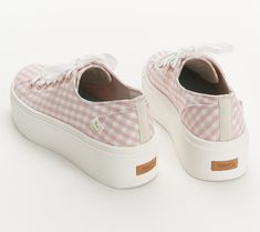 Outdoor Sneakers With Rubber Sole For Spring, Outdoor Rubber Sole Sneakers For Spring, Pink Slip-on Platform Sneakers Casual, Pink Casual Slip-on Platform Sneakers, Casual Pink Slip-on Platform Sneakers, Casual Pink Platform Sneakers, Spring Outdoor Sneakers With Vulcanized Sole, Spring Canvas Shoes With White Sole, Canvas Sneakers For Outdoor Spring Activities