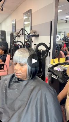 4.4K views · 3.1K reactions | #quickweave #noleaveout #weave #bangs #bob #bobcut #bluntcut #haircut #highlights #greyhair #blackhair #cutehairstyles #phillyhairstylist #merakihairloft💜 | Shadonna Pitts Quickweave With Bangs, Weave Bangs, Haircut Highlights, Bangs Bob, Curtain Bangs, Grey Hair, Bob Cut, Cute Hairstyles