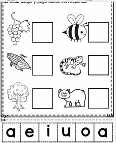 a worksheet for beginning with the letter e and an animal theme, including