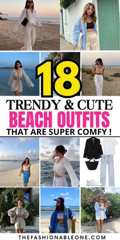 70 Degree Beach Weather Outfit, Outfits For The Beach For Women, Beach Date Outfit, Beach Casual Outfit, Outfits For Beach Vacation, Summer Beach Vacation Outfits, Beach Vacation Outfit Ideas