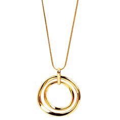 PRICES MAY VARY. ANY OCCASION：Modern and simple geometric jewelry;Dainty and lightweight, easy to wear every day;Great for special occasions or to dress up casual jeans;You can wear this circle gold chain can casually with a v-neck tee, sweater, dressed up with pretty blouse and heels; Easy fit any occasion and cloth UNIQUE DESIGN：A beautiful and elegant contemporary pendant with highly polished and oval design;Timeless and elegant;It is a gold pendant necklace with a geometric concept and an im Simple Silver Necklace, Simple Gold Necklace, Double Circle Necklace, Necklace Gold Pendant, Silver Necklace Simple, Womens Silver Jewelry, Gold Necklace Simple, Long Silver Necklace, Silver Necklace Statement