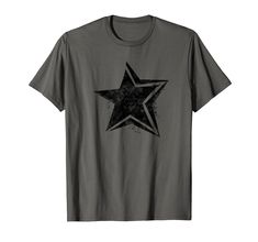 Hipster Tshirts, Grunge Shirt, Downtown Girl, Aesthetic Grunge, Star Shirt, Black Star, Star Designs, Star Print, Girls Tshirts