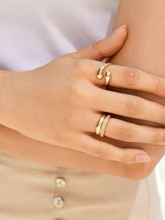 Mix up your ring stack with a fun new twist. The Bridget Ring is a stunning teardrop wrap ring brings depth and effortless cool to your everyday jewelry collection. Wear it solo for a standout statement or stack it with others for a look that turns heads. Stackable Ring Sets, Endless Opportunities, Ring Stack, Amber Ring, Wrap Ring, Prime Time, Wrap Rings, Everyday Jewelry, Stackable Rings