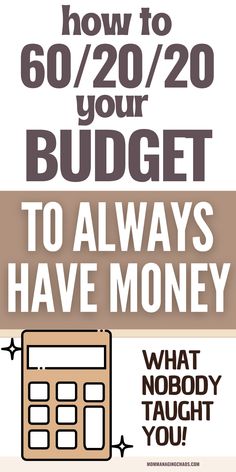 a poster with the words how to budget and what not to do