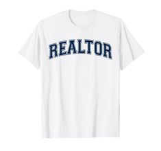 PRICES MAY VARY. Fun gift for those that hustle houses, homes, and real estate and want to support the home team. Lightweight, Classic fit, Double-needle sleeve and bottom hem Real Estate Shirts, Varsity Style, Mom Christmas, Home Team, Style T Shirt, Estate Agent, Real Estate Agent, Branded T Shirts, Top Fashion Brands