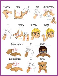 the different types of hands and gestures for children to use in their writing workbook