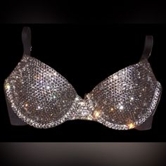 Welcome, Gorgeous Sparkly Luxe Crystal Rhinestone Bra In Black Diamonds! Made To Last Permanent Design Can Be Worn Many Times With All Different Outfits For Dancers Or Costumes! Looks Fab Underneath A Sheer Top Or Dress! Colours;Black Diamond Design;Solid Design To Make Colour Changes;Add To Bundle Style; Standard Padded Cups If You Would Like Extra Padding Or Natural Boost (No Padding) Or Don’t See Your Size Available Please Add To Bundle To Discuss Comment Or Send A Message After Purchase! Com Bling Bra, Crystal Bra, Rhinestone Bra, Crystal Ab, Black Diamonds, Different Outfits, Make Color, Bra Top, Diamond Design