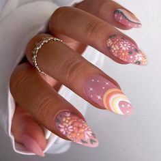 Discover vibrant summer nail designs! Click the link above for endless inspiration and make your nails shine this season! #SummerNails #NailArt 🥔 Maquillage Yeux Cut Crease, Colorful Nails, Easter Nails, Pretty Acrylic Nails, Nail Art Inspiration, Floral Nails, Nail Arts, Manicure E Pedicure