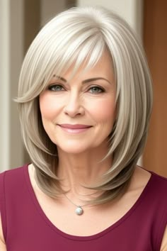 Flattering Hairstyles For Round Faces, Flattering Hairstyles, Chin Length Hair, Fall Hair Trends, Hairstyles For Women Over 50