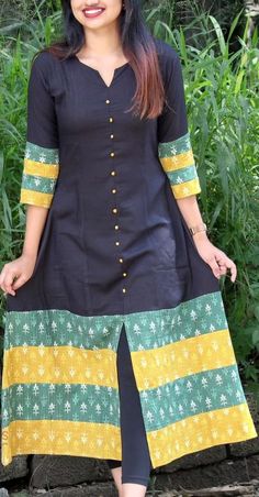 Plain Kurti, Muslim Greeting, Dresses Coats, Salwar Kurti, Dress Kurti, Simple Dress Casual, Dress Sewing Tutorials