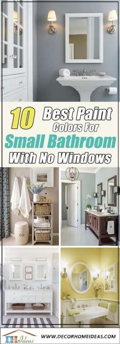 the top 10 best paint colors for small bathroom with no windows