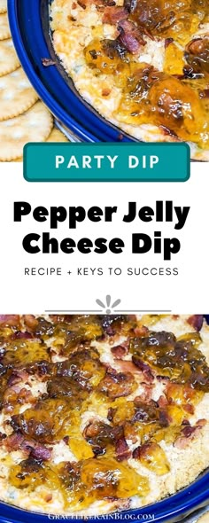 party dip recipe with pepper jelly cheese dip