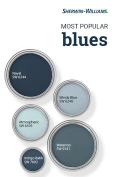 the most popular blue paint colors