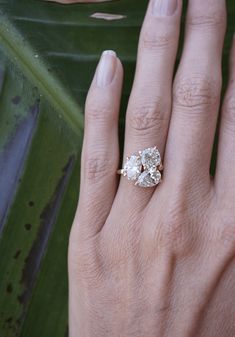 The Coco // Bayou with Love Dream Ring, Future Engagement Rings, Nikki Reed, Dream Engagement, Dream Engagement Rings, Wedding Goals, Put A Ring On It, Pear Shaped Diamond, Three Stone