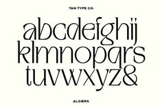 the upper and lower case of an english typeface, with black ink on white paper