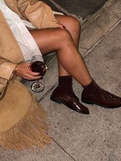 Preppy Chic in Steve Madden's Fall 2024 collection features standout boots and loafers. Combining contemporary trends with ‘90s nostalgia, it includes sleek loafers, platforms, distressed knee-high boots with rhinestones, tassels and metallic accents. Available in pops of red as well as bordeaux, rich burgundy / wine red, black, chic chocolate brown suede, these pieces are ideal for back-to-school & autumn outfits. Perfect for pairing with dresses, jeans, shorts, and skirts. Fall Brogue Detailing Slip-on Oxfords, Fall Slip-on Oxfords With Brogue Detailing, Elegant Formal Winter Loafers, Classic Platform Loafers For Office In Fall, Elegant Business Casual Oxfords For Fall, Elegant Oxfords For Business Casual In Fall, Winter Formal Leather Loafers, Formal Leather Loafers For Winter, Elegant Flat Heel Loafers For Fall