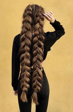 Hoco Hairstyles, Hairdo For Long Hair, Long Braids, Very Long Hair, Braids For Long Hair, Beautiful Long Hair, Hair Stuff, Aesthetic Hair