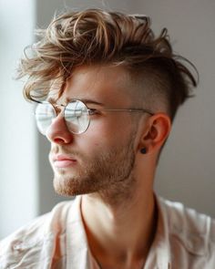 Top 25 Men's Undercut Haircut in Style for 2024 – Men Deserve Guy Undercut, Men Medium Hair, Mens Undercut, 80s Haircuts, Crew Cut Hair