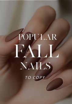 Neutral Gel Nails, Fall Almond Nails, Neutral Nail Color, Cozy Colors, Natural Acrylic Nails, Dip Manicure