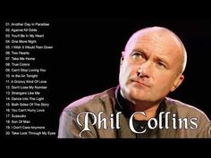 phil collins's album cover with his name on it