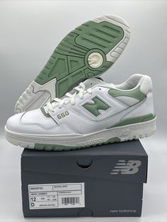 New Balance 550 Mint Green, Light Green New Balance, Green New Balance, New Balance 550 White, New Balance Style, Let’s Make A Deal, Balance 550, Lauren Green, Christmas 2023