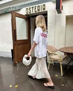 Zara lace dress, h&m t-shirt, havaianas flip flops, bottega veneta Jodie bag, summer outfit ideas, outfit aesthetic, style ideas Flip Flops Aesthetic, Havaianas Outfit, Spain Fits, Graphic Tshirt Outfit, Jodie Bag, Bottega Veneta Jodie, Tshirt Outfit, Havaianas Flip Flops