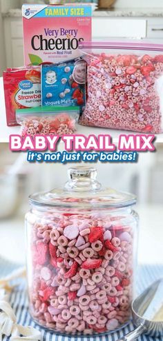 Baby Trail Mix Recipe with Cheerios and Yogurt Melts!: Smart School House Superfood Snacks, Trail Mix Recipe, Yogurt Melts, Trail Mix Recipes, Baby Snacks, Snack Mix Recipes, Toddler Snacks, Baby Eating, Think Food