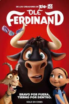 a movie poster for the film ferdinand