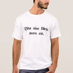 Life without books is death. T-Shirt - click/tap to personalize and buy T Rex Humor, Penguin T Shirt, Book Tshirts, Beach T Shirts, Shirt Styles, T Shirt Diy, Upgrade Your Style, Design T Shirt, Cat Tshirt