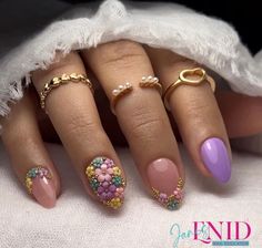 Almond Acrylic Nails Designs, Oval Acrylic Nails, Sassy Nails, Nails Design With Rhinestones, Nail Candy, Pretty Gel Nails, Exotic Nails, Almond Acrylic Nails, Fabulous Nails