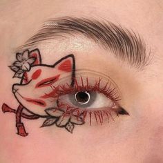 Anime Eye Makeup, Punk Makeup, Cute Eye Makeup, Face Art Makeup, Swag Makeup, Smoky Eyes