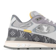 LOUIS VUITTON® - Run Away Sneaker - Grey Womens Designer Watches, Luxury Gifts For Men, Designer Leather Bags, Micro Bags, Luxury Leather Bag, Trunk Bag, Shoe Boot Sandals, Louis Vuitton Official, Buckle Shoes