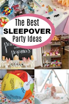 the best sleepover party ideas for baby's first birthdays and other celebrations