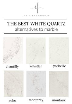 the best white quartz alternatives to marble