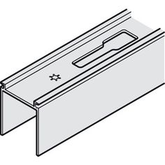 a drawing of a drawer with the door open and an opening on one side that is closed