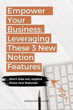 an advertisement for a new website with the words empower your business leveraging these 3 new features