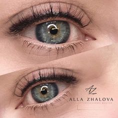 Permanent Eyeliner Before and After Pics (2022) - See the Best Works Permanent Eyeliner Blue Eyes, Permanent Eyeliner Bottom Only, Permenant Eyeliner Tattoo, Eyeliner Tattoo Ideas, Permanent Eyeliner Before And After, Semi Permanent Eyeliner, Classic Eyeliner