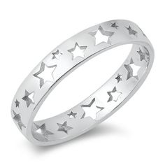 Fashion Trendy Tween Cutout Star Sterling Silver Ring 925 Jewelry Female Male Unisex Size 9 All our silver jewelry is crafted from .925 silver also commonly referred to as sterling silver. Sterling silver is the standard for beautiful high-quality silver jewelry and can not be replicated by lower priced silver plated jewelry. It is 92.5% pure silver, mixed with alloys to add strength and durability to stand the test of time. We promise superior service which includes fast shipping, great communication, and Walmart's refund policy. Keep your fine jewelry shiny and elegant by storing it properly. Jewelry needs to be stored in a dry area, preferably away from air in a jewelry box or plastic bag. Avoid exposure to harsh chemicals. Use a polishing cloth to remove tarnish build-up over time. Age Female Male, Band Jewelry, Exclusive Jewelry, Silver Plated Jewelry, Star Ring, Sterling Silver Cross, Sterling Silver Bands, 925 Jewelry, Selling Jewelry