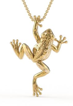 This cute Tiny Climbing Frog Diamond Necklace comes with Diamond Eyes and a Chain. The Tiny Climbing Frog Diamond Necklace that can be ordered in Sterling Silver 14k White Gold, or 14k Yellow Gold. The Sterling Silver and has a hand burnished oxidized finish which really sets off his cute features. This little guy has excellent detail. This fine jewelry will remind you of how cute wildlife can be. This Tiny Climbing Frog Diamond Necklace is authentic, fun to own, and wear as you show your suppor Necklace Drawing, Frog Jewelry, Frog Necklace, Diamond Eyes, Animal Brooch, Brooch Necklace, Pet Necklace, Gorgeous Jewelry, Animal Jewelry