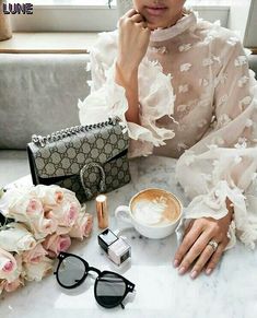 @babybold7✨ A Cup Of Coffee, Feminine Outfit, Luxury Life, Cup Of Coffee, Girly Girl, Luxury Lifestyle, Girly Things, Spring Summer Fashion, Fashion Lifestyle