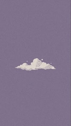 an airplane is flying in the sky with clouds and stars above it on a purple background