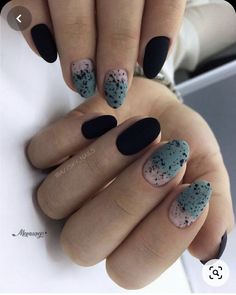 Black Almond Nails, Design Stickers, Almond Nails Designs, Bright Nails, My Nails, Creative Nails, Perfect Nails, Nail Wraps, Nails Design