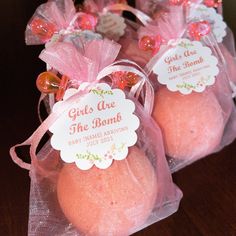 Pink Favors, Princess Mia, Baby Shower Girl Diy, Girl Shower Themes, Shower Favors Baby, Personalized Baby Shower Favors, Sprinkle Shower