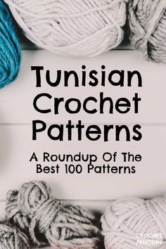 several balls of yarn with the words turkish crochet patterns on it in black and white